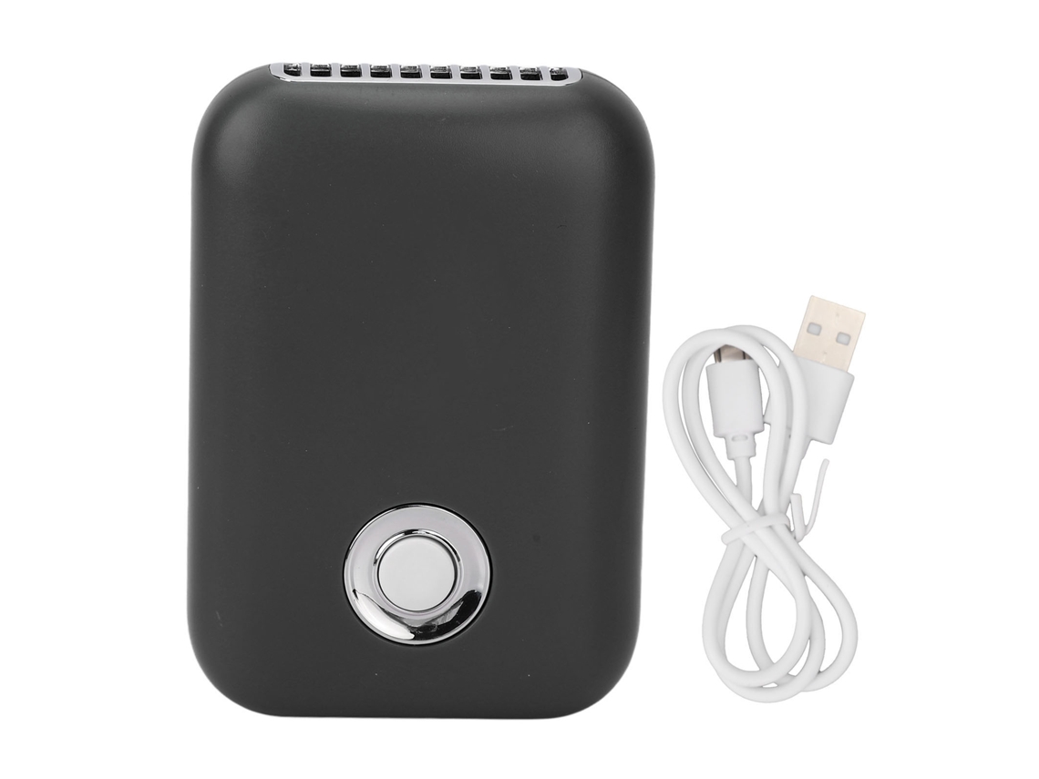 Eyelash Dryer Fan Mini Usb Rechargeable 3 Speed Low Noise Black