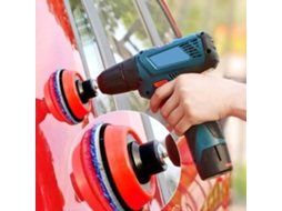 Kit De 29 Peças Para Polimento Automotivo Com Boinas Lã, Espuma E