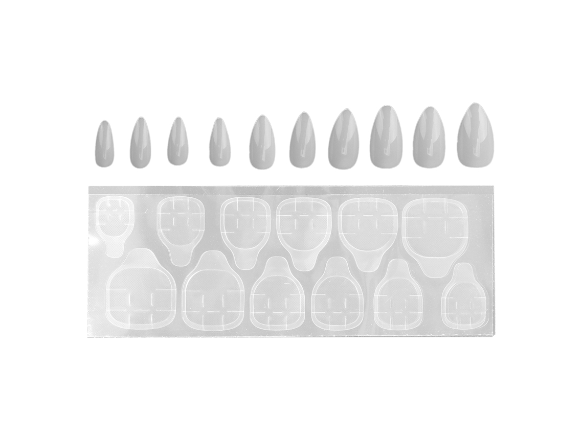 10pcs Unhas Falsas De Cofre De Capa Completa Com Pressão Verniz Artificiais Para Mulheres Meninas N5344‑03
