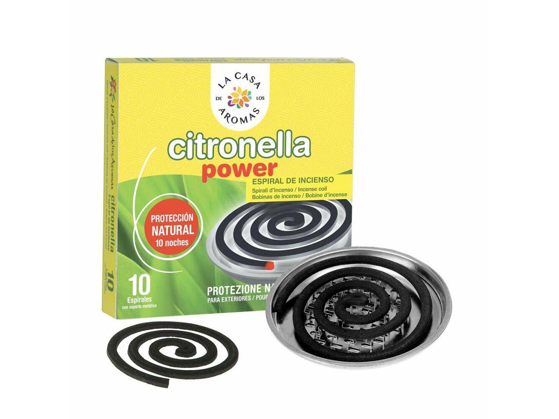 Repelente de Mosquitos Flor de Mayo Espirais Citronela 10 Uds