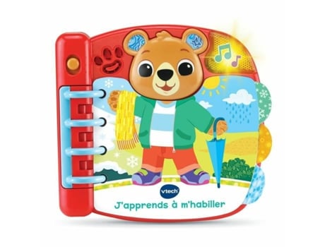 Jogo Educativo VTECH BABY Livre J'Apprends a M'Habiller Fr Multicolor 1 Peça