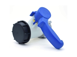Válvula de Borboleta YURU com Porca Flutuante, Alumínio, S60x6, para Tanque Ibc 1000L
