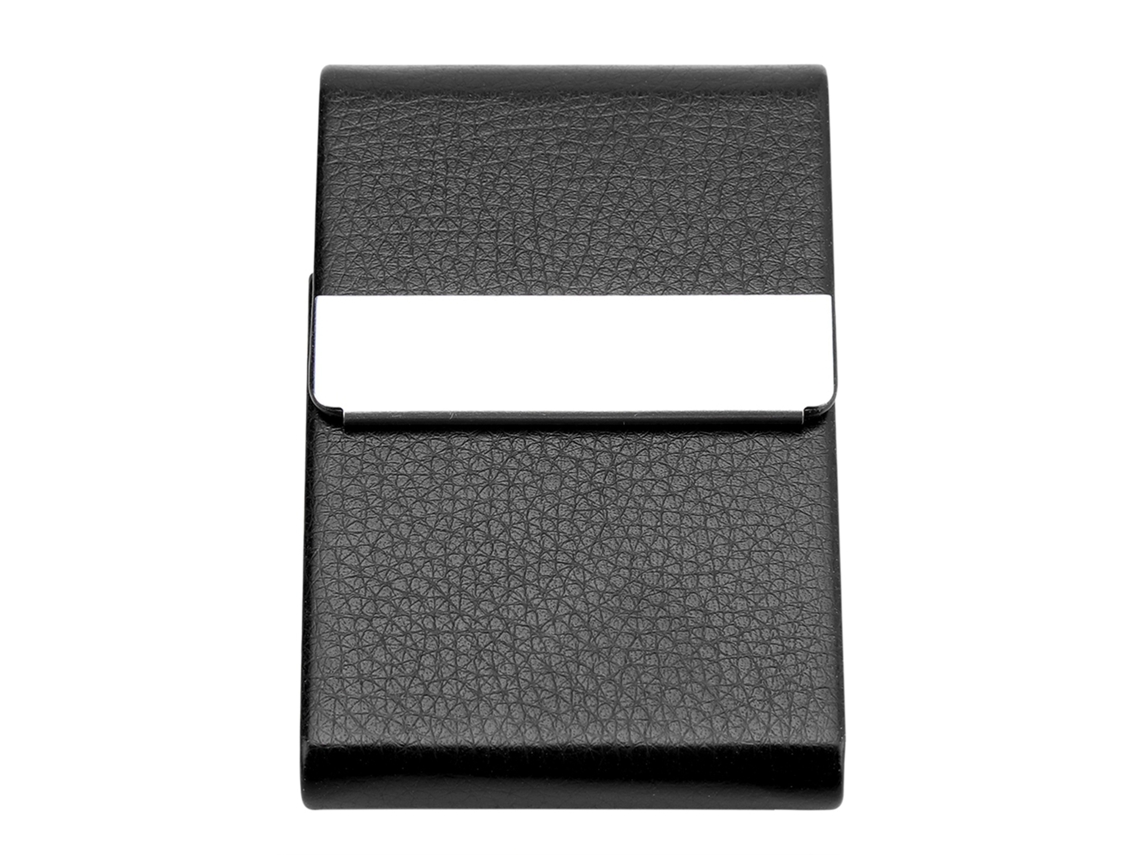 Estojo Para Cigarro Elegante, Cigarro, Porta-isqueiro, Tabaco, Caixa De Armazenamento De Couro Pu Preto