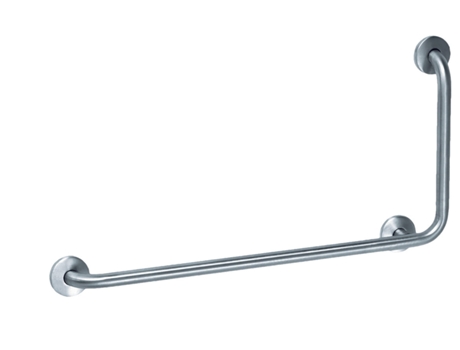 BAD090CS Barra angular direita 90º aço inoxidável acetinado MEDICLINICS