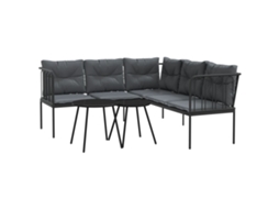Sofa Set, Sofa Sets Vidaxl Preto Aço (n/a)