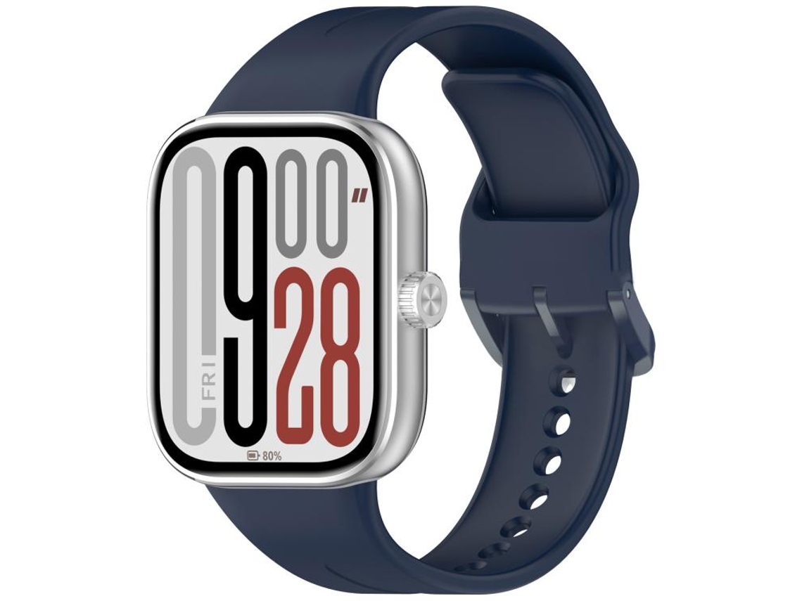 Bracelete para Redmi Watch 6 / 5 / 4 silicone cor sólida com liberação rápida azul meia noite XIAOMOYU