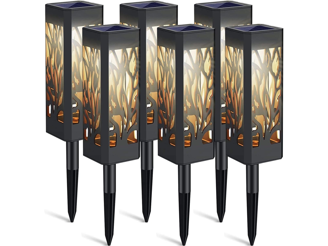 Luzes Solares Ao Ar Livre, Decoração De Jardim Com Luzes Led Brilhantes, Luzes Solares À Prova Dágua Automática/off À Prova Dágua Para Decorações De