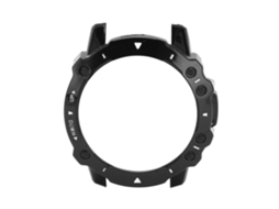 Capa Protetora Bumper para Amazfit Falcon Resistente a Choques Full Cover Preto Branco