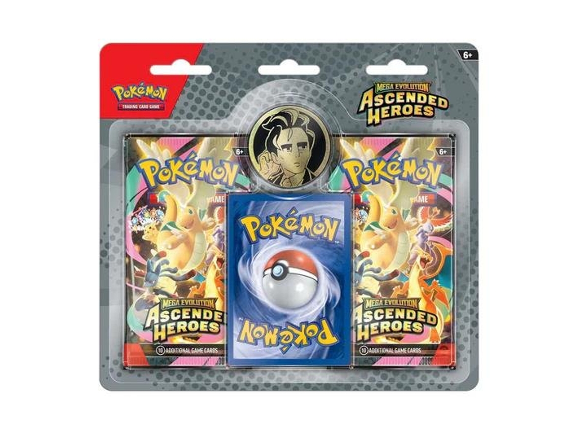 Pokémon - Cartas Tcg: Pack 2 Blisters Mega Evolution Ascended Heroes