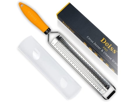 Ralador de Citrinos & Queijo DEISS PRO - Queijo Parmesão, Limão, Gengibre, Alho, Noz-moscada, Chocolate, Vegetais, Frutas