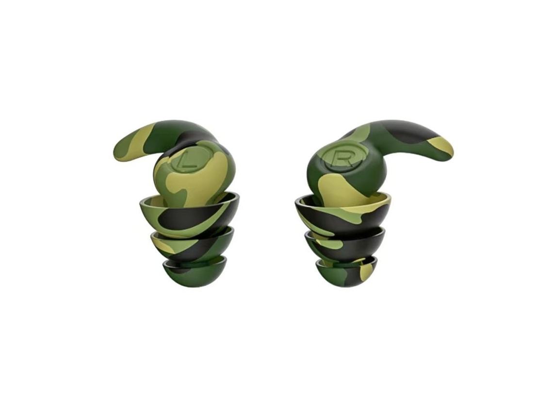 Protetor Auricular Antirruído Elysve, Silicone, Verde
