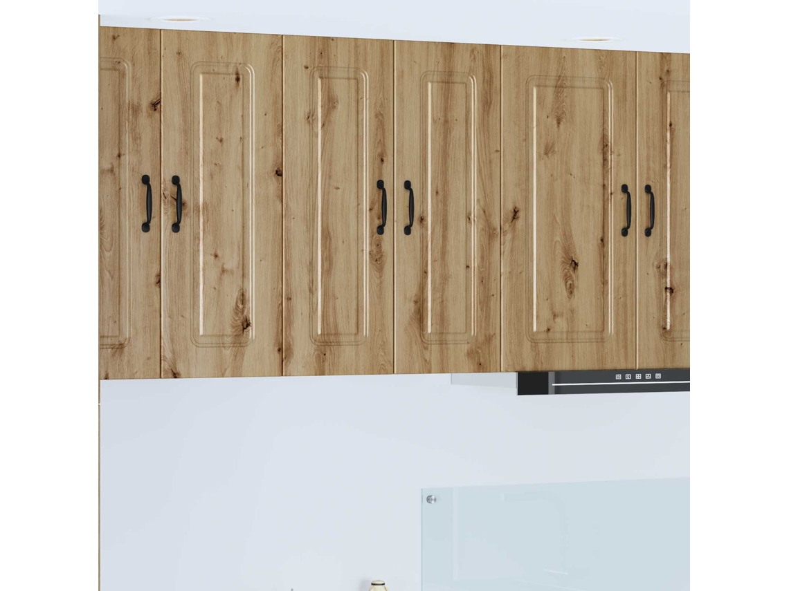 Vidaxl Painel De Lava-louça Kalmar Carvalho Artesanal 60 X 31 X 80 Cm