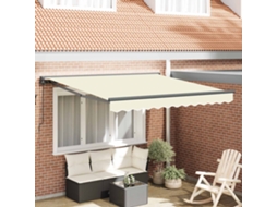 Vidaxl Estrutura De Toldo Creme 300 X 250 Cm