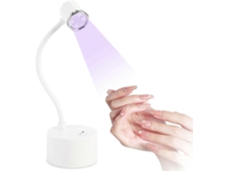 Lâmpada de Gel X com Interruptor Toque, Mini Unha Cura Rápida, Uv Sem Fio Recarregável GOKOCO