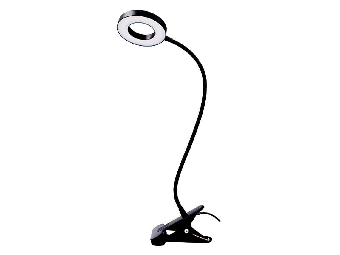 Lâmpada de Leitura Clip On Led 48 Pérolas 5000 6500k 5 10w Ajustável Usb 5v 2a | S/MARCA