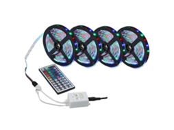 Fita Led Rgb 20 M 12 V Com Comando Autoadesiva Flexível Para Festas - Lurelia