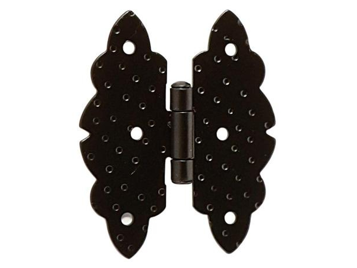 Bisagra mariposa 80-70 martilleada negra