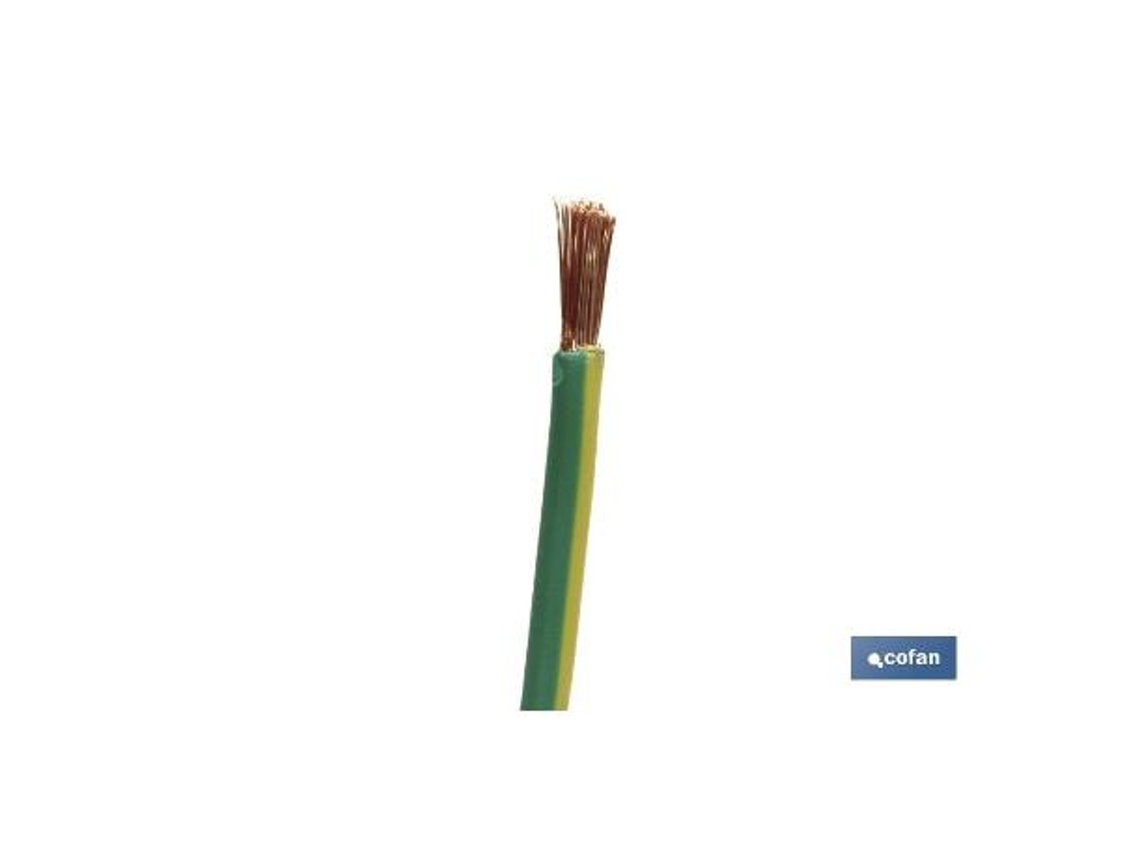 Rollo cable h07v-k 1x1,5mm2 amar/verde (100m)
