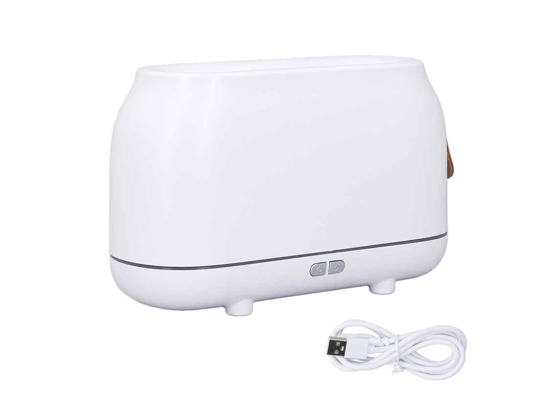 Umidificador com Luz de Chama 180ml Difusor USB para Quarto e Escritório | S/MARCA