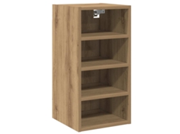 Hanging Cabinet, Hanging Cabinets Vidaxl Marrom Madeira Processada (n/a)