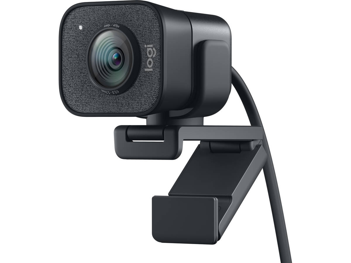 Webcam Logitech STREAMCAM Black (1920X1080 - Full HD - Preto)