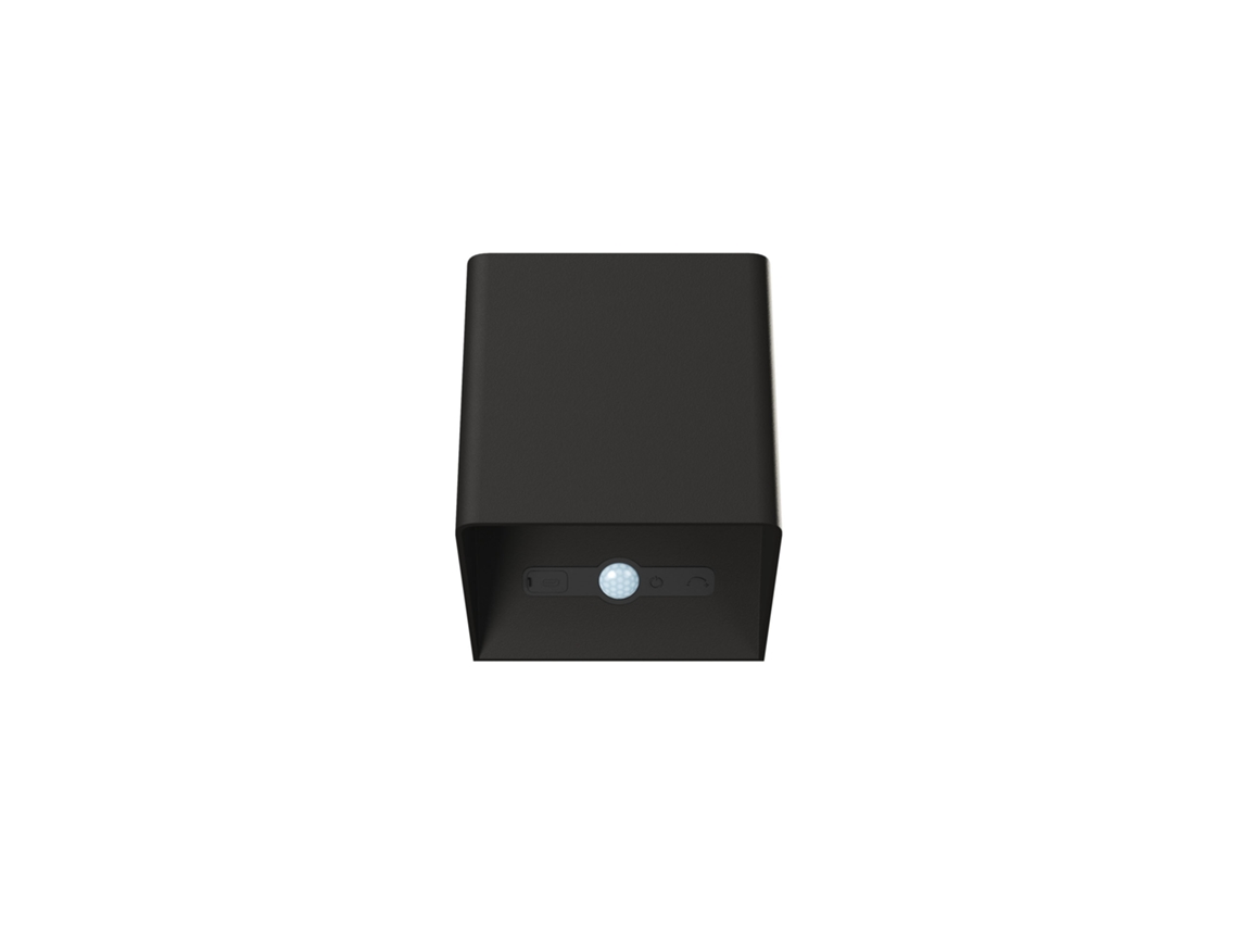 Luminária de parede LED Beneito Faure com sensor de movimento, alimentada por bateria - 6W, 3000K, USB-C, IP54 - Branca