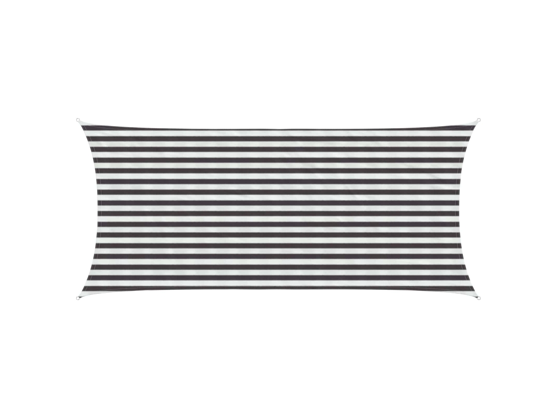 Conjunto 1 Vela De Sombra Vidaxl Antracite Polietileno De Alta Densidade (2 X 4 M)