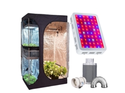 Kit De Tenda De Cultivo, Ambiente De Crescimento Interno, Kit Hidropônico Completo, 2 Em 1, 600w Terno