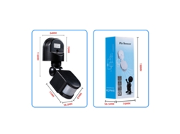 Interruptor inteligente com sensor infravermelho de corpo humano de 220 V, ângulo ajustável, interruptor de parede e teto