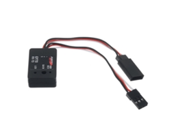 o Giroscópio Flyueace Rx 7d Suporta Servos Digitais/analógicos para Carros e Barcos Telecomandados. MDUG