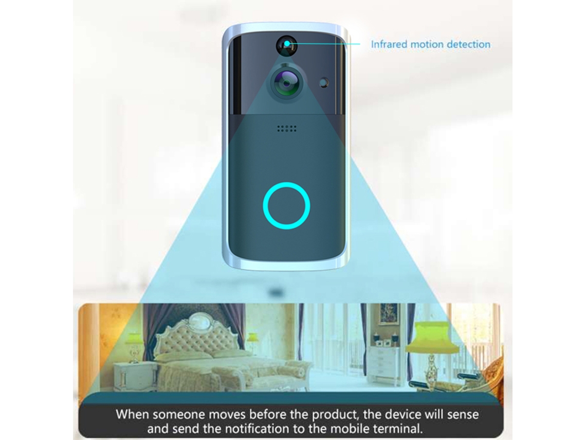 Campainha Inteligente Wifi Visível LAXISCREED