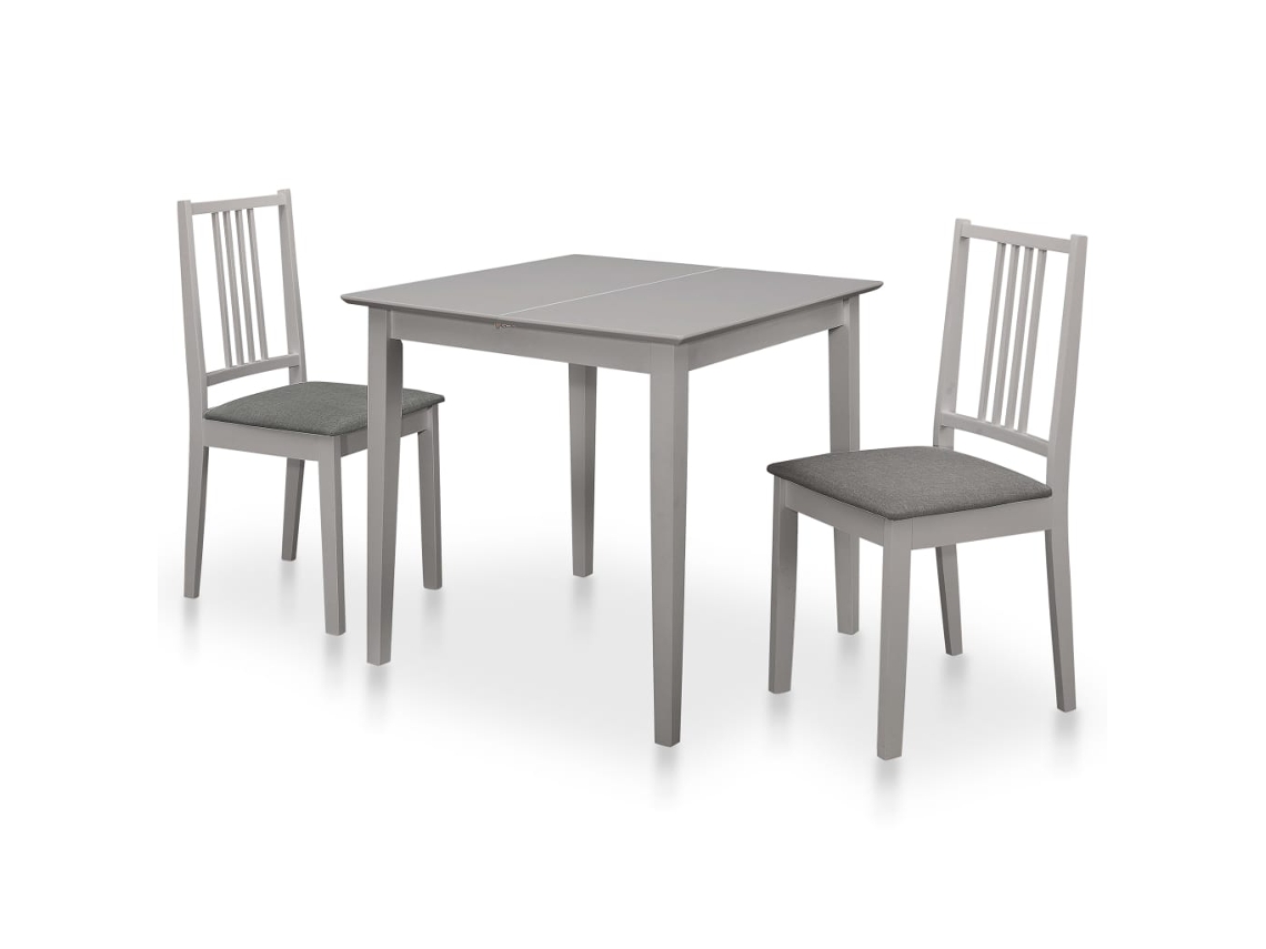 Dining Set, Dining Sets Vidaxl Cinzeto Madeira