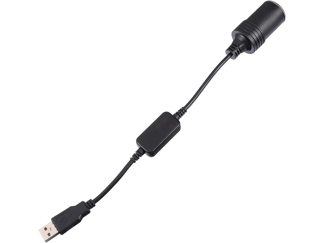Cabo Adaptador Usb 5v Para Acendedor De Cigarros Fêmea 12v, Conversor