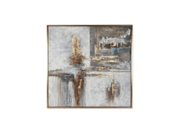 Pintura HOME ESPRIT Abstrato Moderno 131x4x131 cm