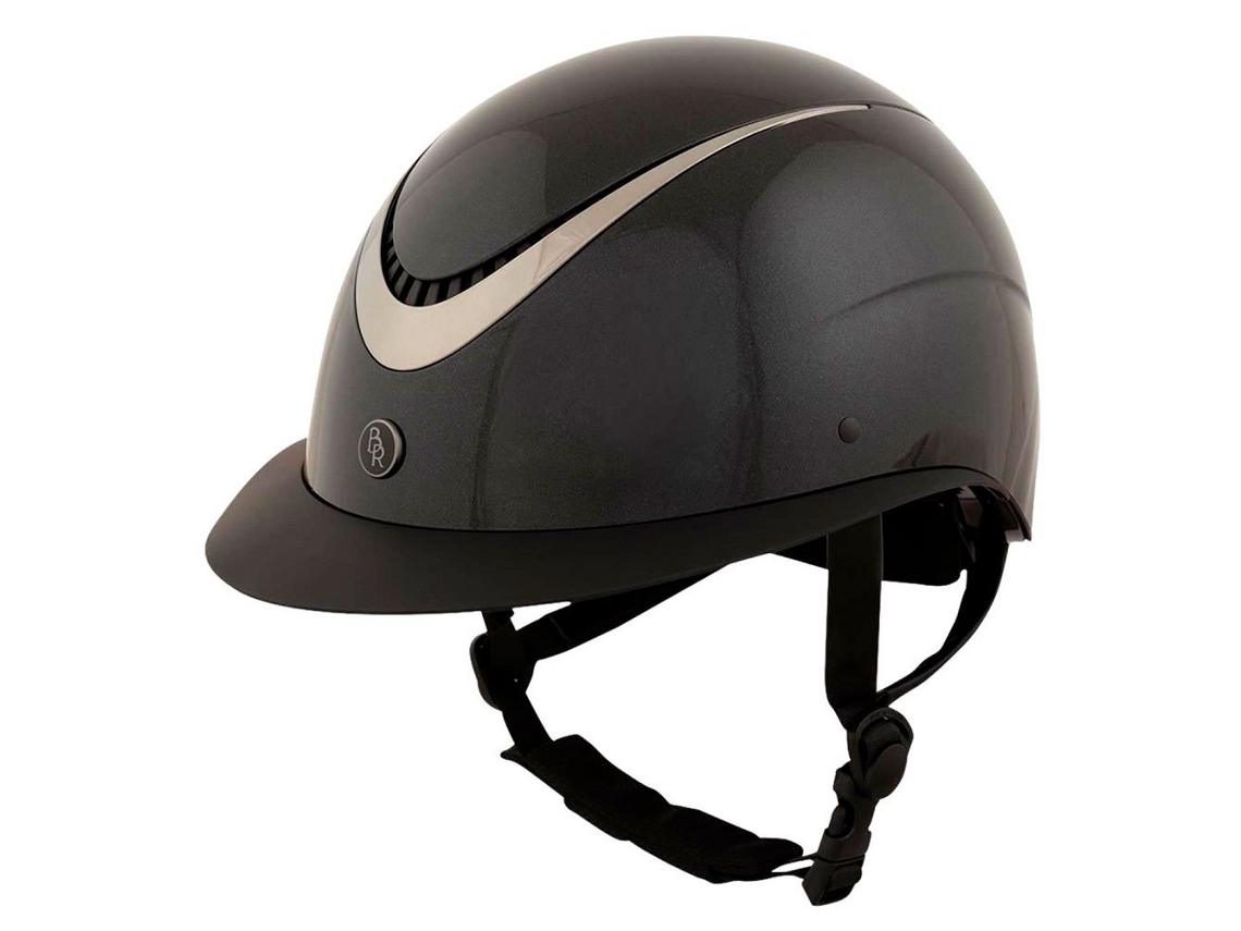 Capacete Riding Theta Plus Glossy Preto 55-57 Cmbr