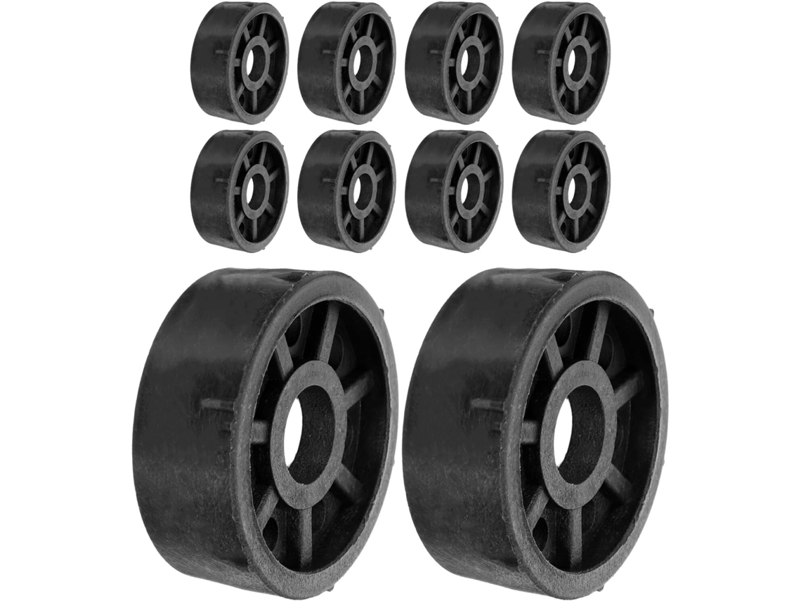 Garneck 10-tampas De Papel Pretas Para Tubos 7, 6cm 3 Polegadas, Design Seguro E Fácil Aplicação, Ideais Para Envio E