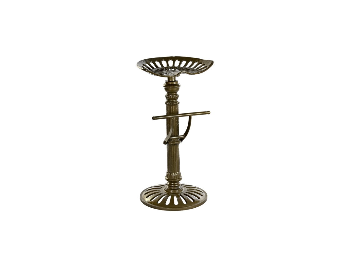 Banqueta de Metal Dourado 44x33x82cm ALEXANDRA HOUSE LIVING