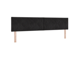 Colchão Pocket Spring De Veludo Vidaxl Preto Veludo (200x200 Cm)