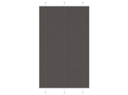 Vidaxl Preto Plissada Cega 120x200 Cm Largura Tecido 119,4cm Poliéster