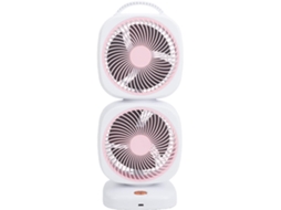 Ventilador De Pedestal Dobrável, Resfriamento Com Altura Ajustável E