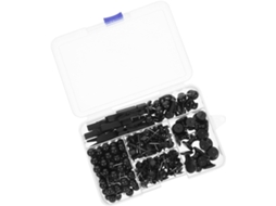 Conjunto De 200 Tachinhas Pretas Resistentes Para Quadros E Calendários, Com Caixa Prática Em Abs E Aço Inoxidável Para