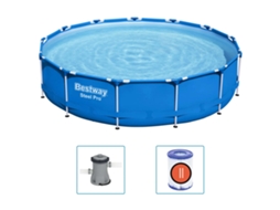 Piscina de estrutura BESTWAY PVC (396 x 396 x 84 cm)