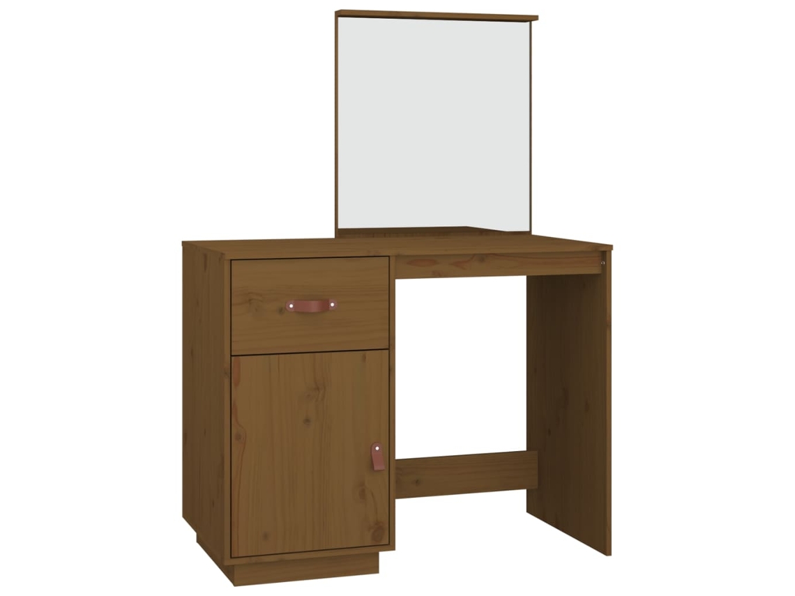 Dressing Table, Dressing Tables Vidaxl Marrom Madeira De Pinho (n/a)