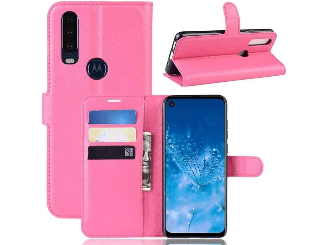 Capa Motorola One Action HONGWE. Rosa