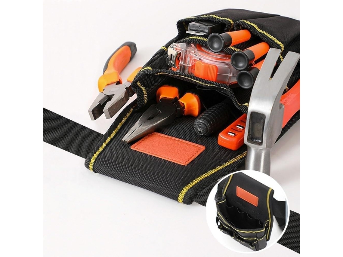 Cinto de ferramentas ajustável e resistente Zyncue com bolsa para carpinteiros, tecido Oxford resistente ao desgaste.