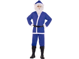 Fato de Homem EUROCARNAVALES Pai Natal Azul (M/L )