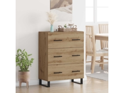 Vidaxl Buffet Carvalho Artesanal 69,5 X 34 X 90 Cm