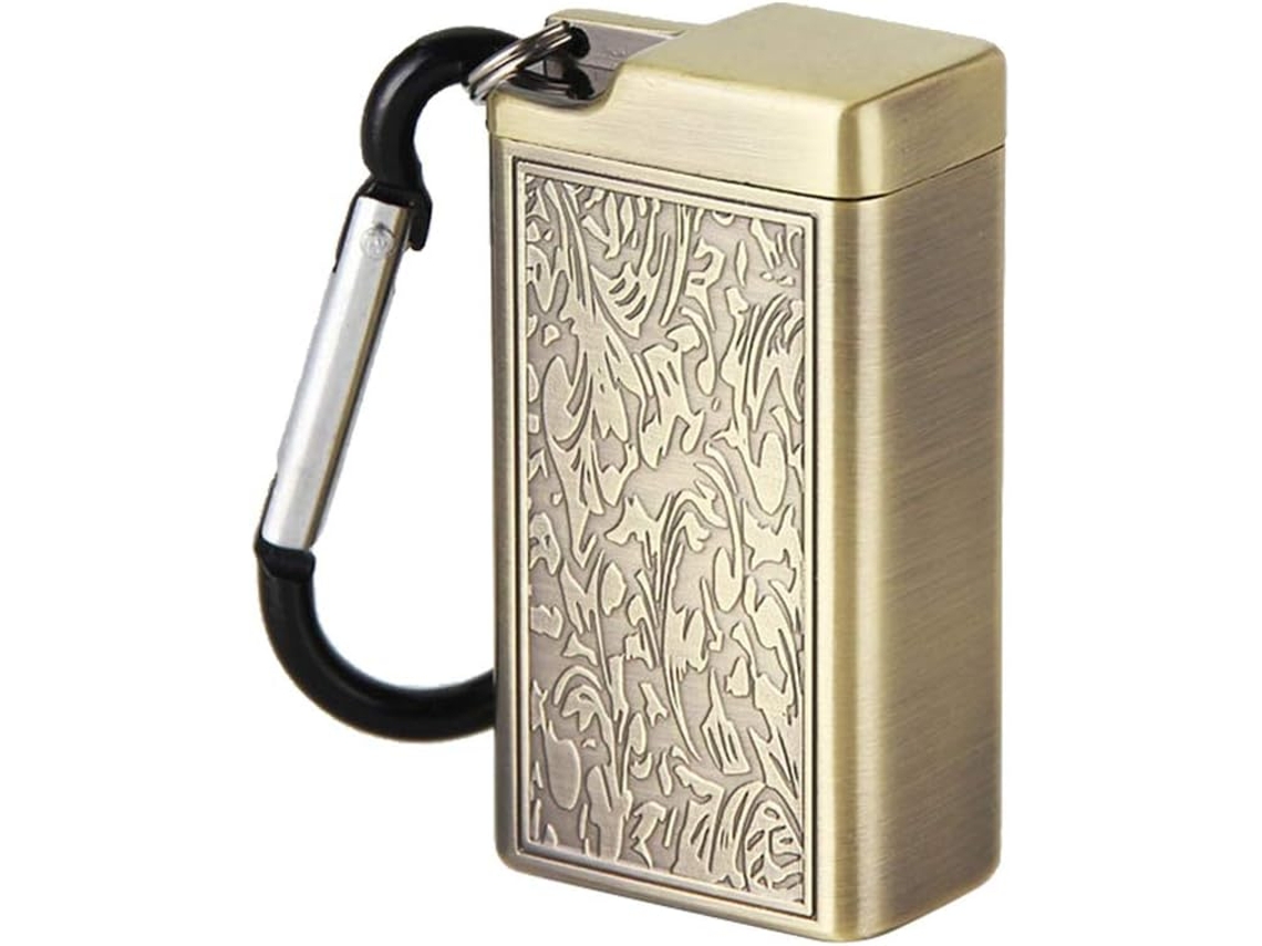Cinzeiro De Exterior Com Chaveiro, Metal, 3 Cores