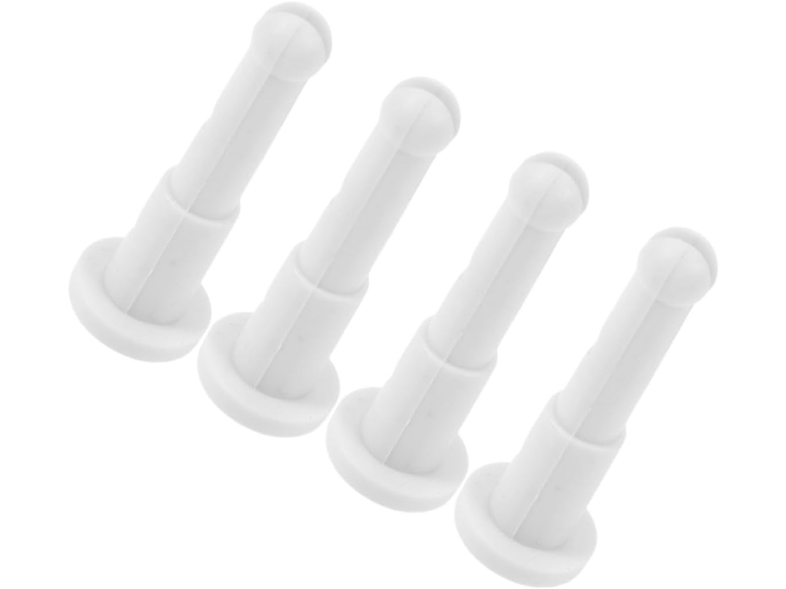 Uonlytech Ferramentas De Fixação Em Plástico Branco Com Alfinetes Papel Conjunto 4 Peças Design Versátil E Portátil Para