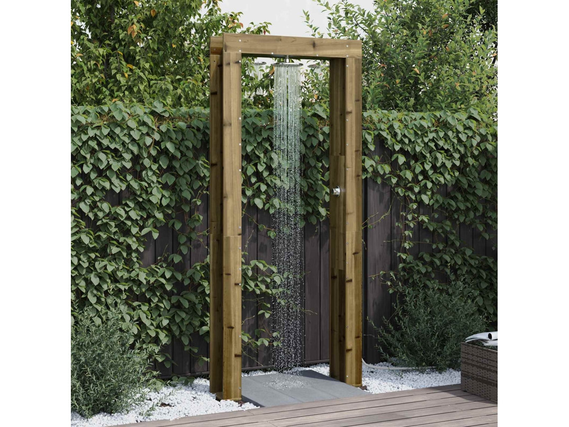 Vidaxl Chuveiro Externo 226 Cm Natural
